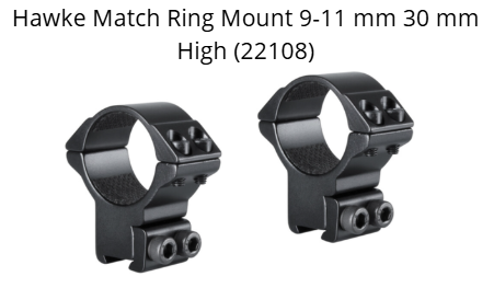 Hawke Match Ring Mount 9-11 mm 30 mm