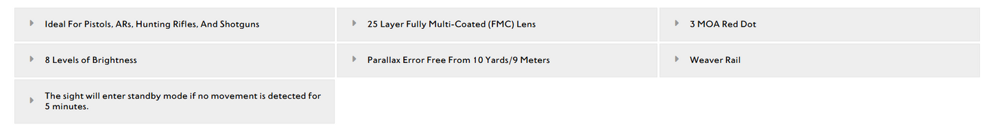 Hawke Vantage Red Dot 1x - Micro Dot Wide View - 3 MOA