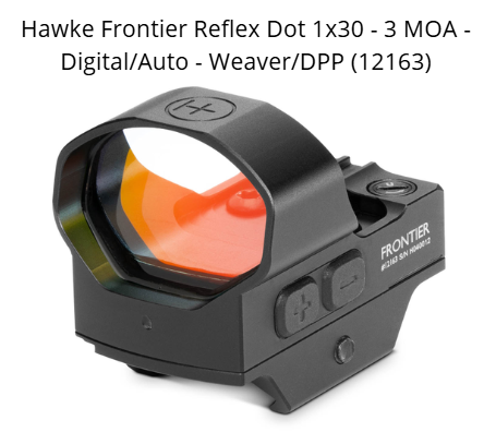 Hawke Frontier Reflex Dot 1x30 - 3 MOA - Digital/Auto