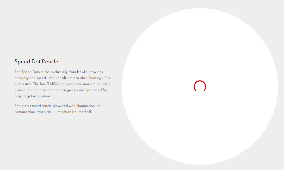 Hawke Prism Red Dot 1x15 - Speed Dot