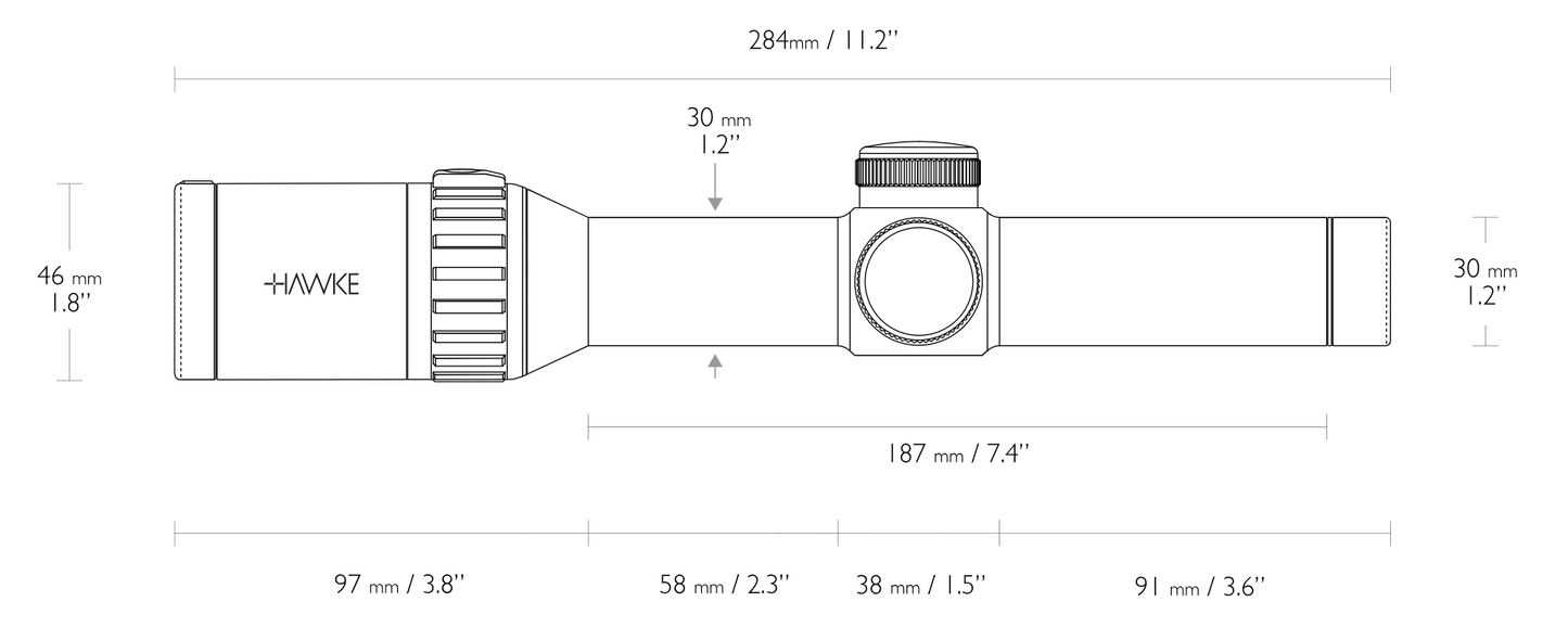 Hawke Endurance 30 FD WA SF 1-6x24