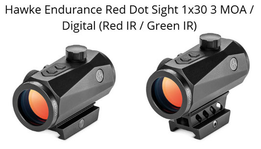 Hawke Endurance Red Dot Sight 1x30 3 MOA / Digital