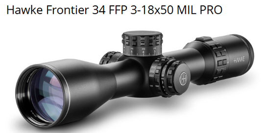Hawke Frontier 34 FFP 3-18x50