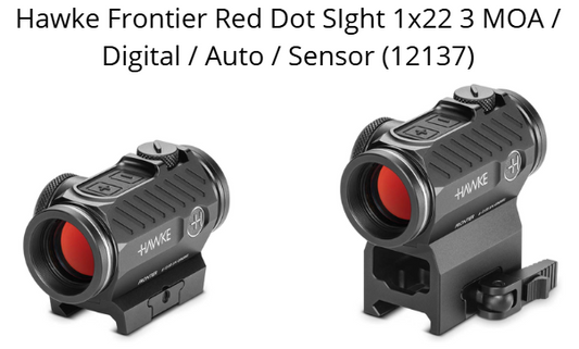 Hawke Frontier Red Dot SIght 1x22 3 MOA / Digital / Auto / Sensor