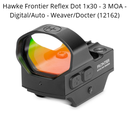 Hawke Frontier Reflex Dot 1x30 - 3 MOA - Digital/Auto