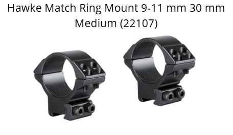 Hawke Match Ring Mount 9-11 mm 30 mm
