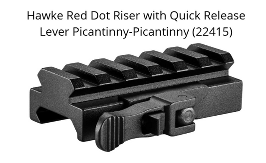 Hawke Red Dot Riser with Quick Release Lever Picantinny-Picantinny