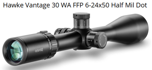 Hawke Vantage 30 WA FFP 6-24x50