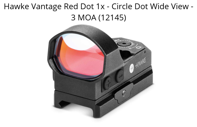 Hawke Vantage Red Dot 1x - Circle Dot Wide View - 3 MOA