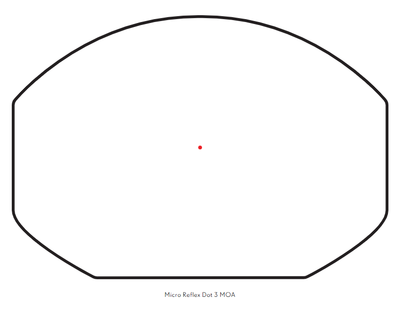 Hawke Vantage Red Dot 1x - Micro Dot Wide View - 3 MOA